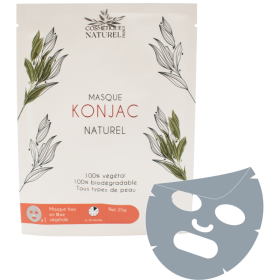 Masque Konjac - Charbon de bambou Cosmétique naturel