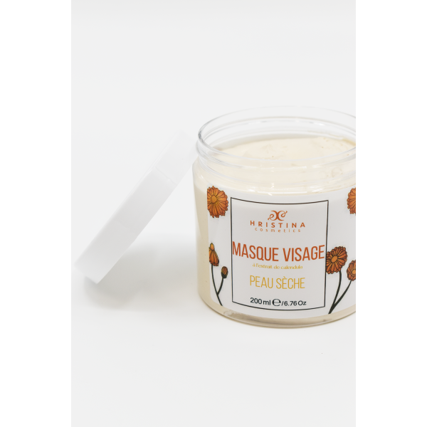 Masque visage - Peau sèche 200ml Hristina