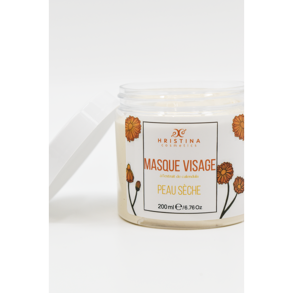 Masque visage - Peau sèche 200ml Hristina
