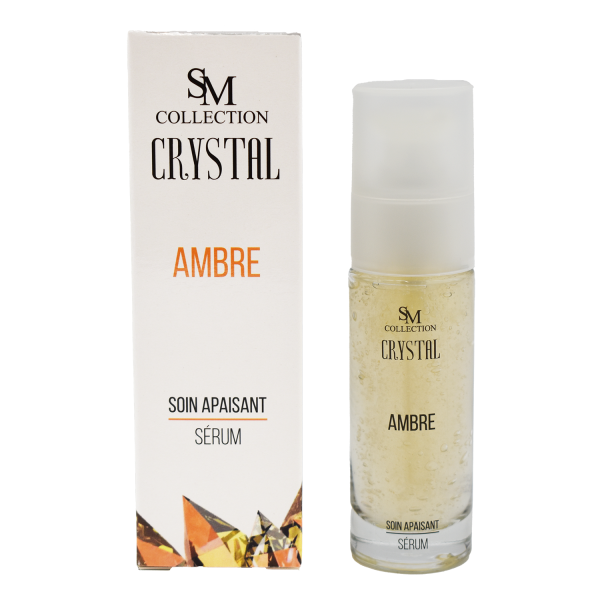 Sérum à la poudre d'ambre 30ml SM collection CRYSTAL