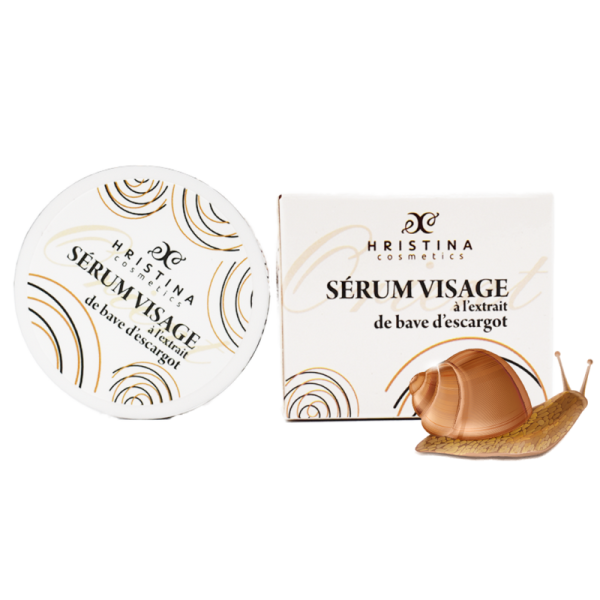 Sérum visage hydratant à base de bave d'escargot 25ml Hristina