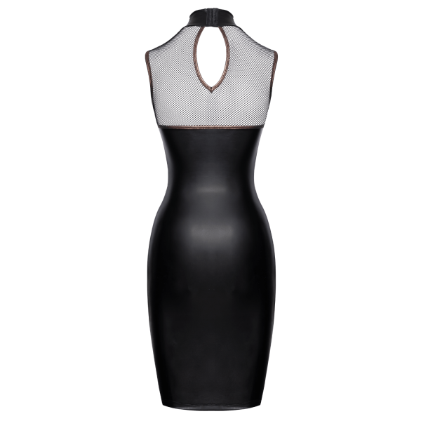 Robe Moulante Sans Manches Look Mat & Résille - Cottelli COTTELLI & DIVERS