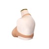 Buste plastron silicone encolure ronde – dos Velcro