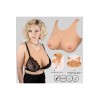Buste faux seins silicone, intérieur concave – dos Velcro