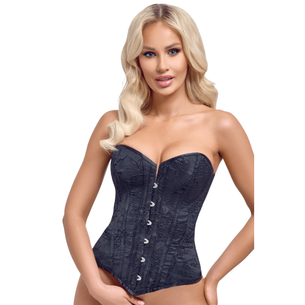 Corsage bustier à baleines avec laçage au dos - Cottelli COTTELLI & DIVERS