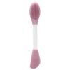 Spatule & brosse visage à double face rose