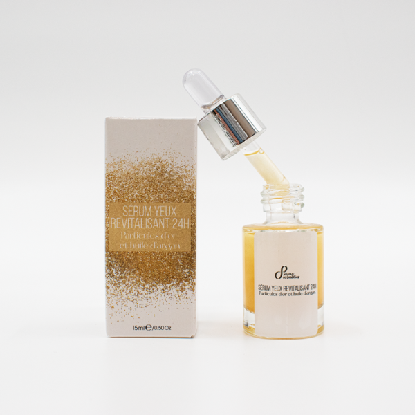 Sérum yeux  aux particules d'or et à l'huile d'argan 15ml
