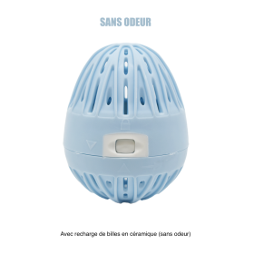 Boule de lavage machine à laver bleue + recharge - Sans odeur
