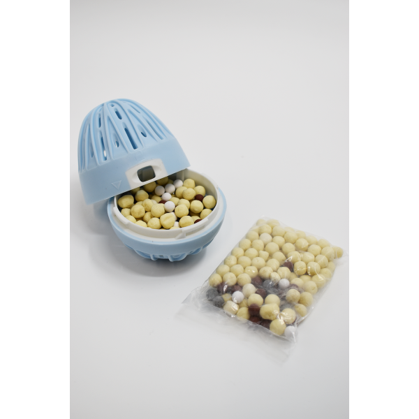 Boule de lavage machine à laver bleue + recharge - Sans odeur