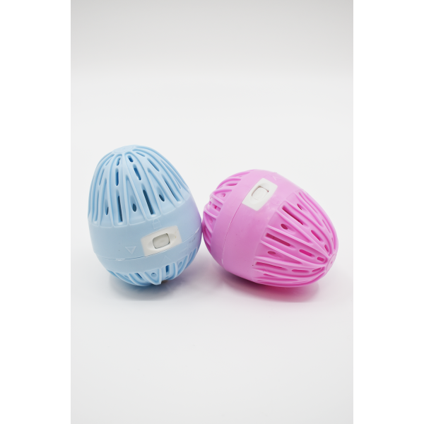 Boule de lavage machine à laver rose + recharge - Sans odeur