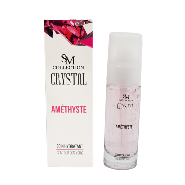 Crème pour le contour des yeux à la poudre d'améthyste 30ml 100% na